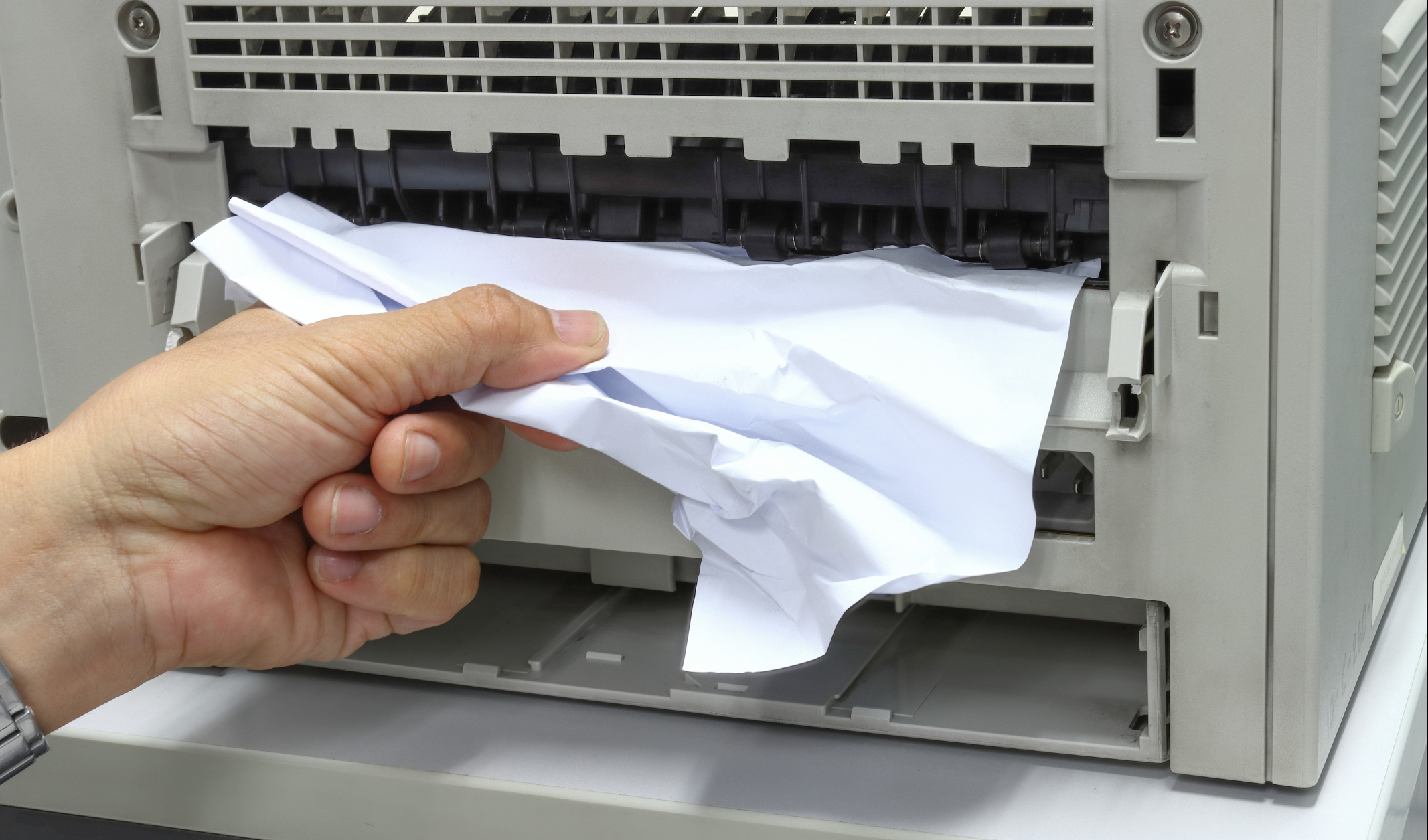 HP Printer Paper Jam Issue Repair At Guru Computer Solution