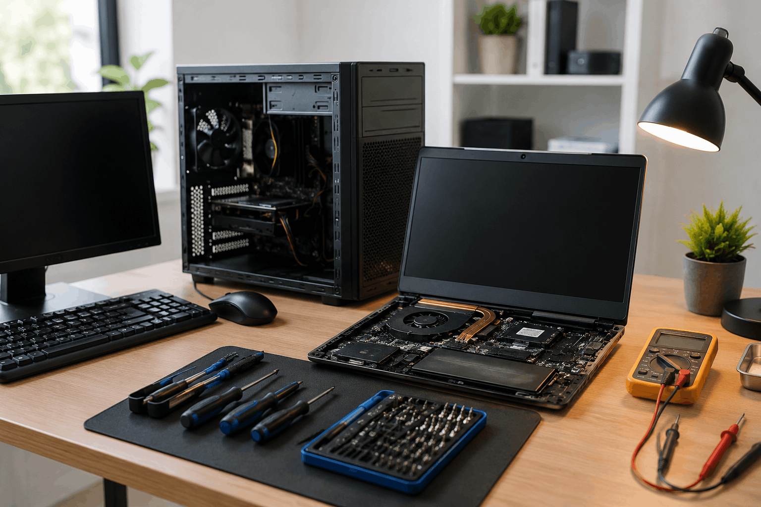 Laptop & desktop servicing at Guru Computer Solution