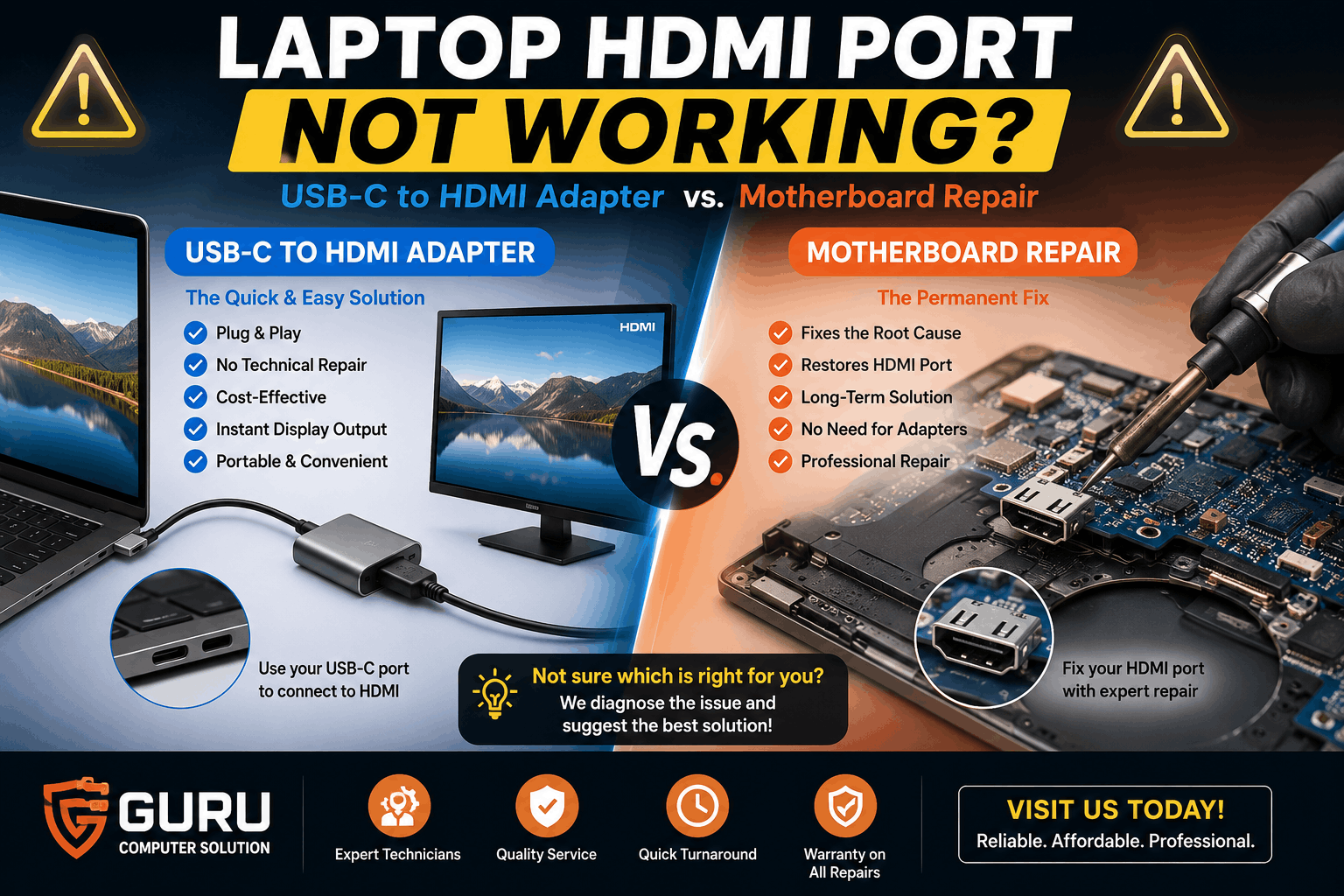 Laptop HDMI Port