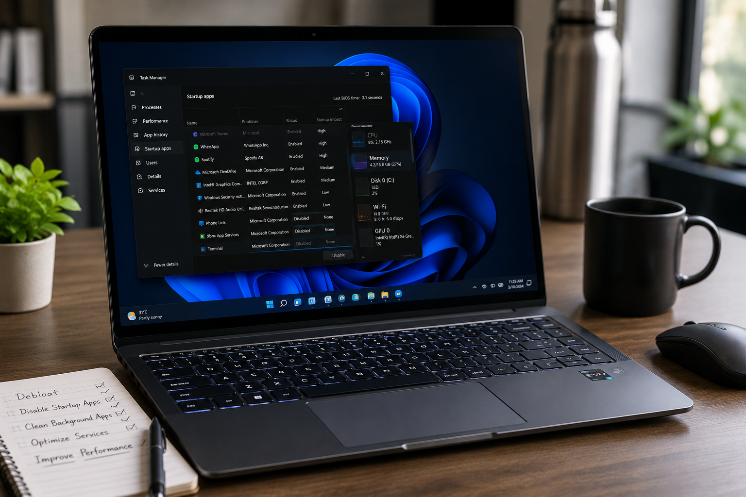 Windows 11 Laptop Running Slow? Debloat, Services, and Background App Cleanup 