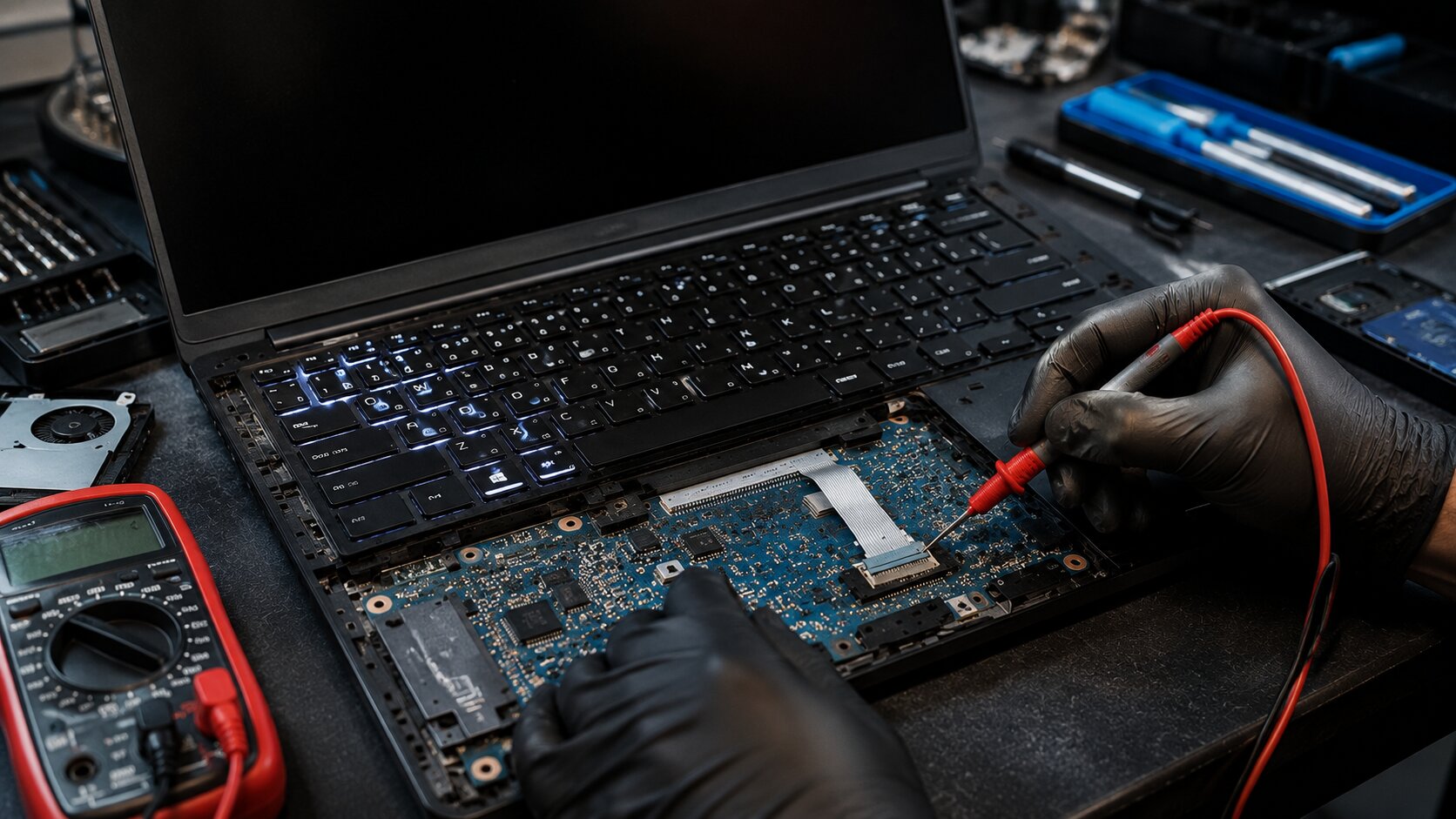 Laptop Keyboard Backlight Not Working – Diagnose the Fuse, Cable, and Keyboard Controller 