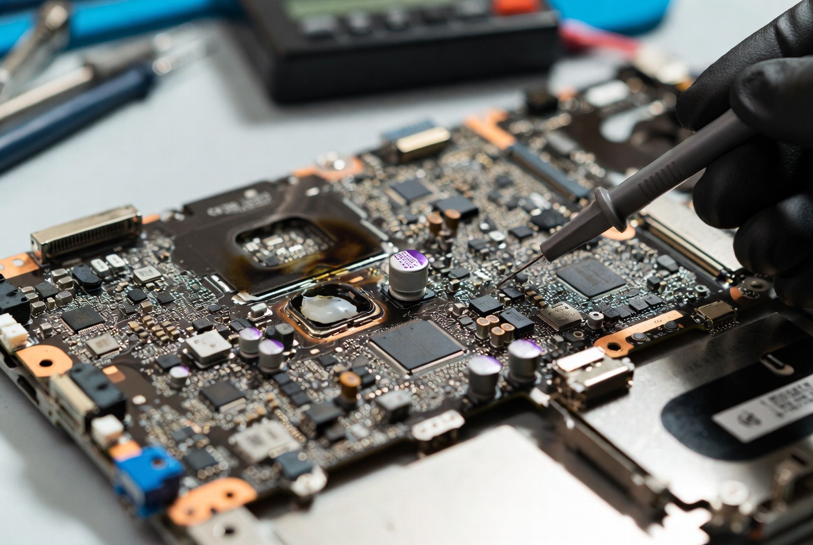 What Happens When a Capacitor Blows on a Motherboard: Visual Diagnosis 