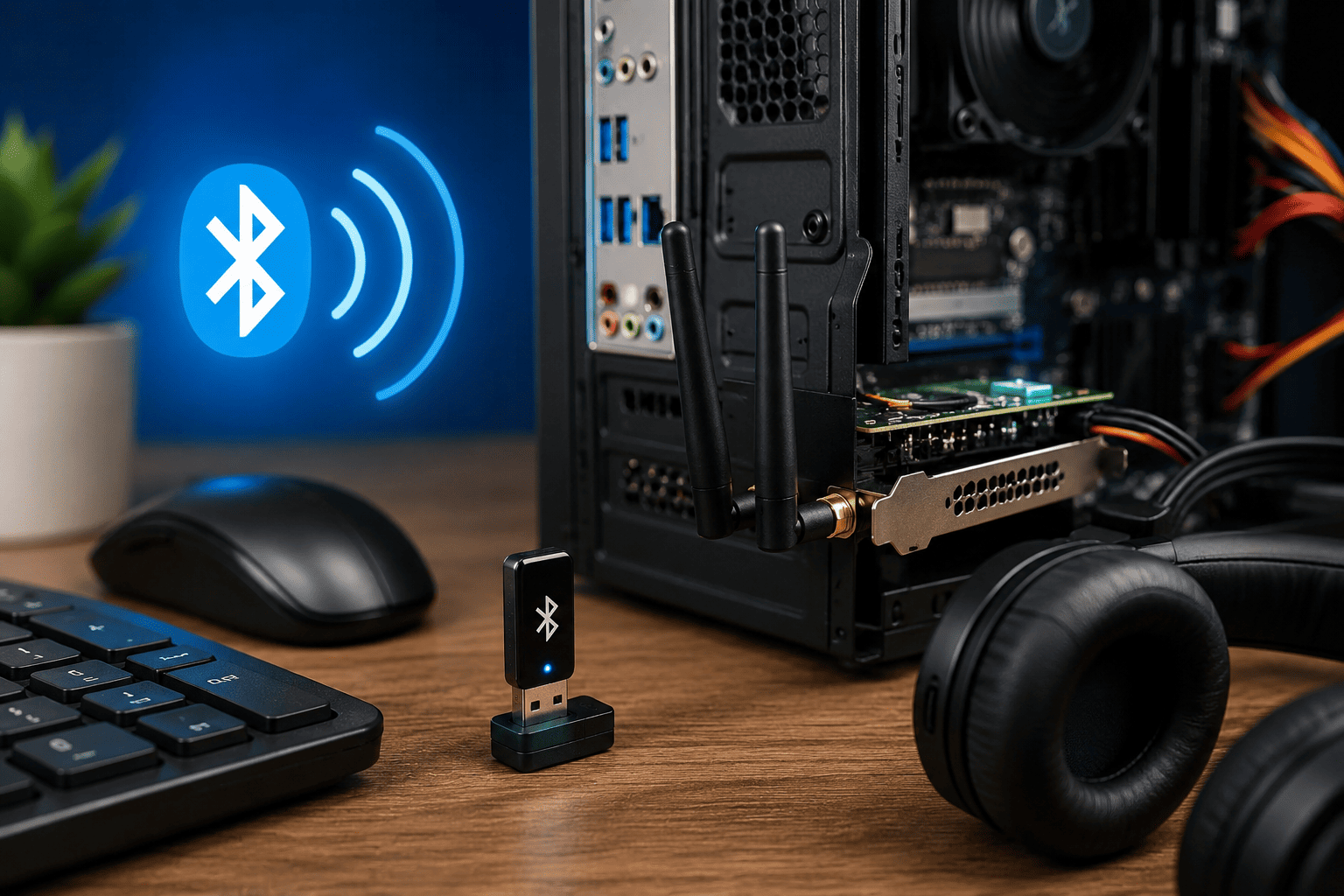 How to Add Bluetooth to a Desktop PC That Doesn’t Have It Built-In 