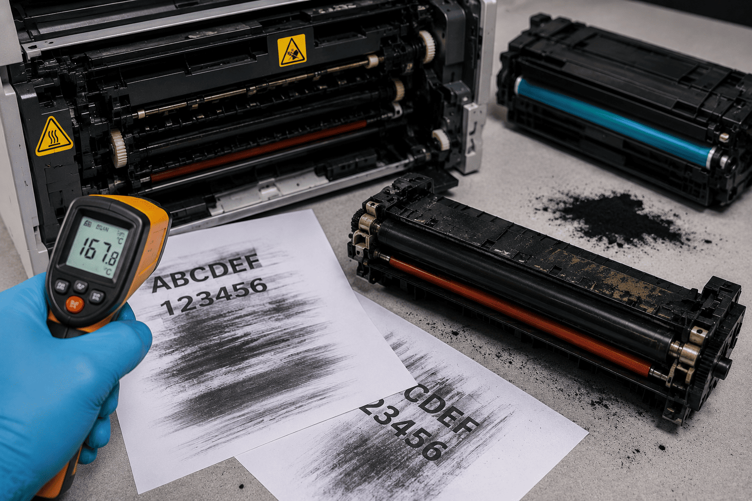 How to Fix a Laser Printer That Smudges Prints – Fuser Temperature and Toner Type 