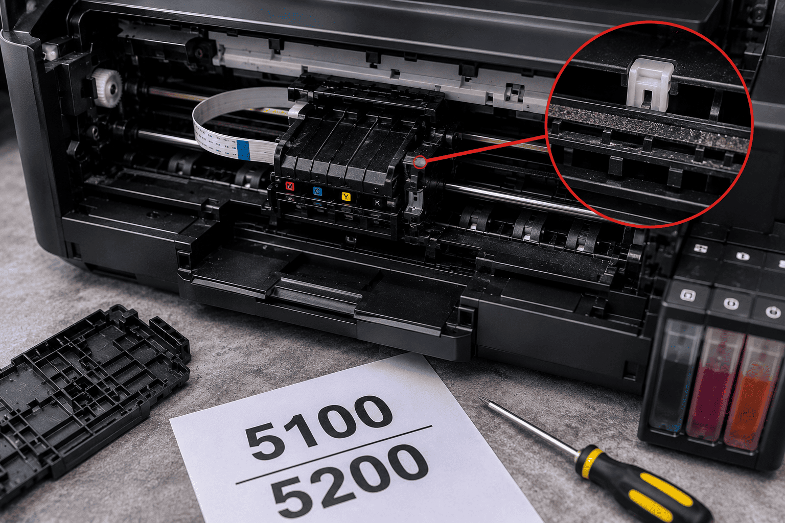 Canon Printer Carriage Jam Repair Walkthrough