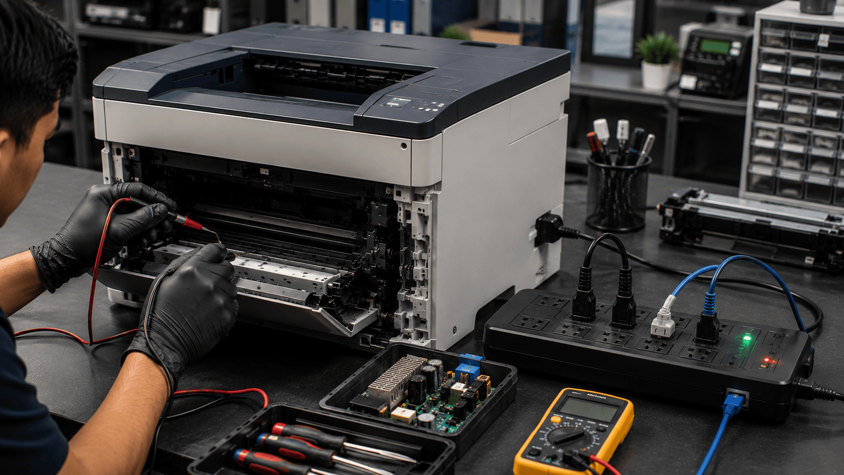 How a Surge Protector Saved a Printer from a Lightning Strike – Case Study