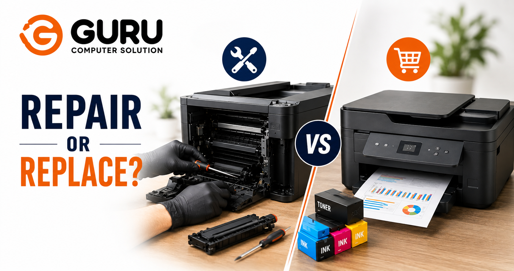 Printer Repair or Replace? A Cost-Per-Page Decision Guide 