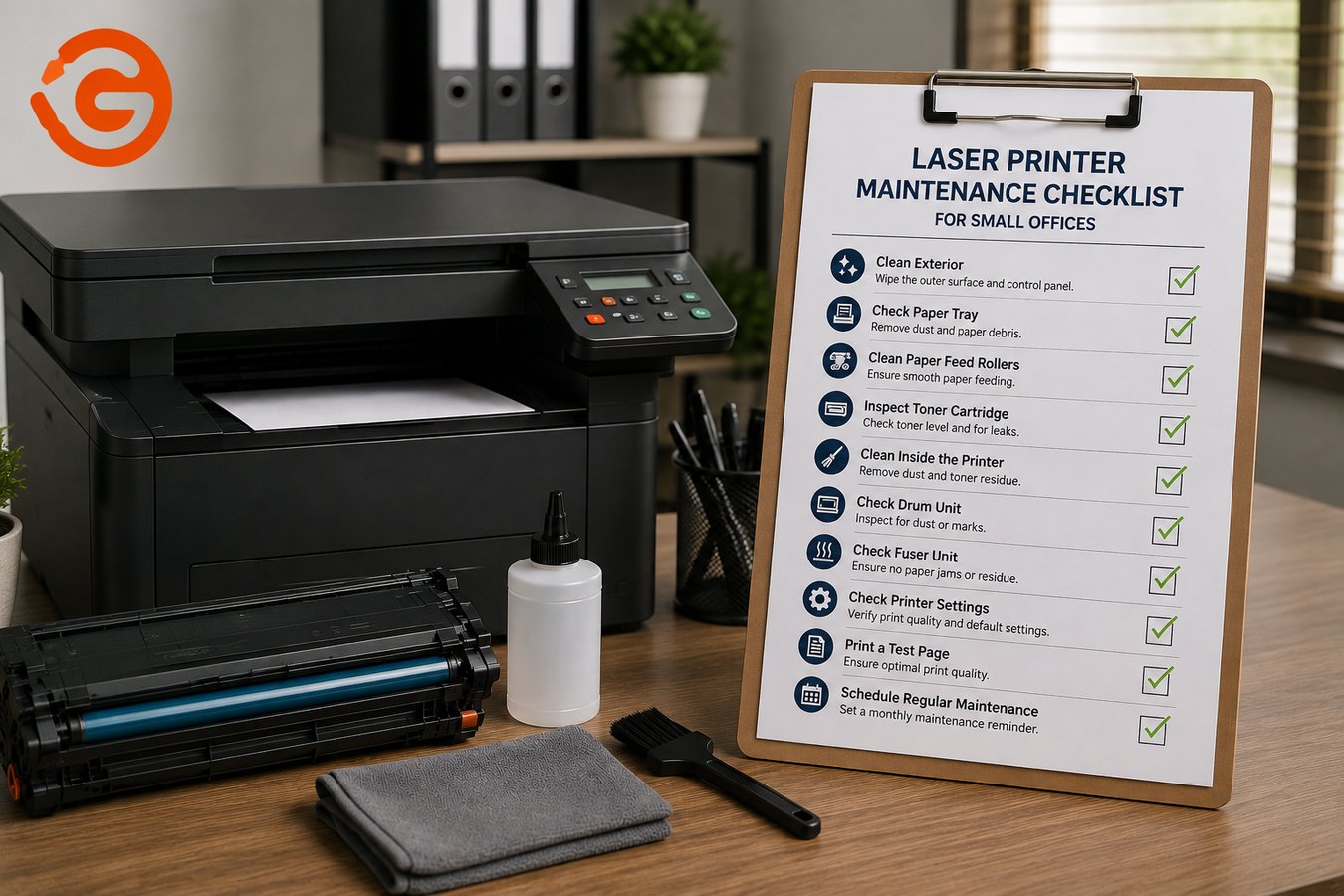 Laser Printer Maintenance Checklist for Small Offices 