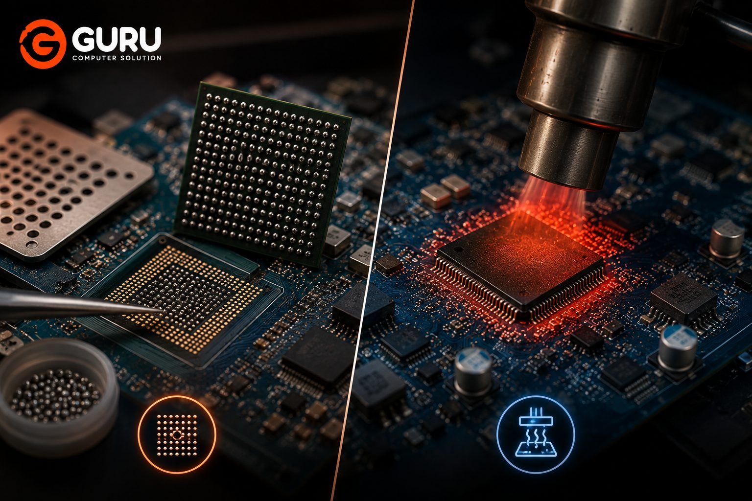 BGA Reballing vs. Reflow: The Real Difference That Ends the “Oven Trick” Myth in Nepal 