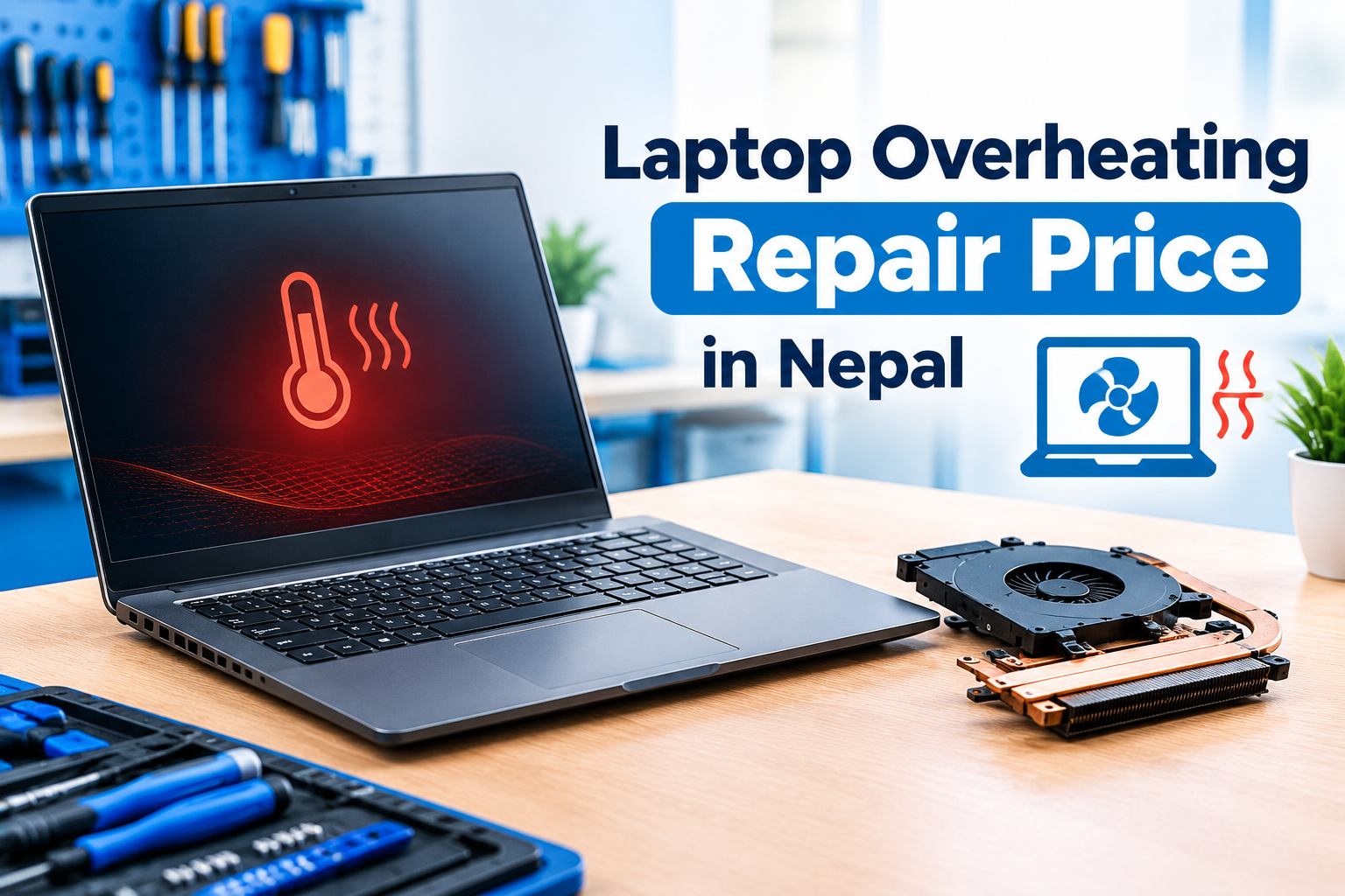 Laptop Overheating Repair Price in Nepal – Fan, Thermal Paste & Cooling Service 